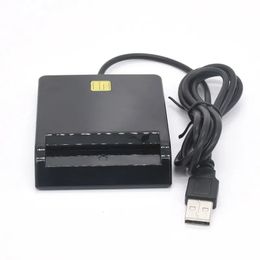 2024 Nouveau lecteur de carte à puce USB X01 pour carte bancaire IC / ID lecteur de carte EMV de haute qualité pour Windows 7 8 10 Linux OS USB-CICD ISO 7816- pour High