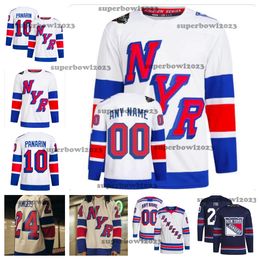 2024 Series de New York Stadium Jersey Adam Artemi Panarin K'andre Miller Chris Kreider Mika Zibanejad Igor Shesterkin Blake Wheeler Kaapo Kakko Vincent Trocheck20 Fox