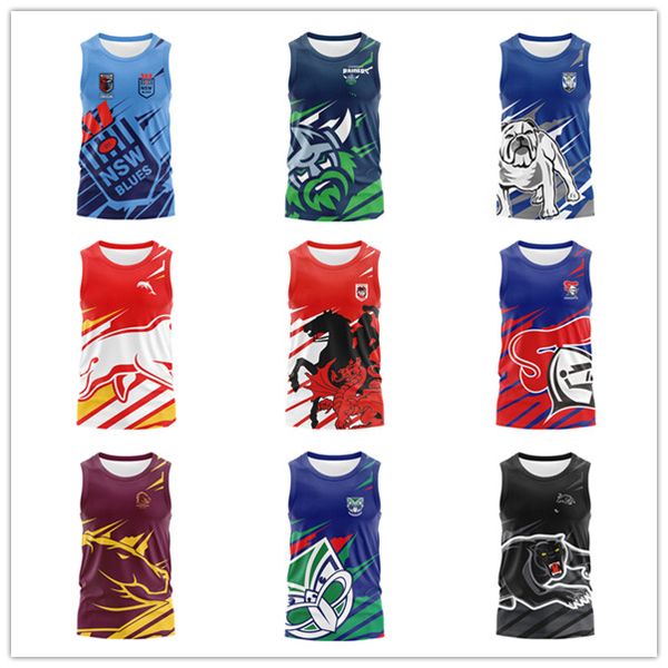 2024 New Zealand Warriors Knights Bulldogs Dolphins Raiders NSW Blues Broncos Rugby Hombres Pesca Deporte Chaleco de entrenamiento Ropa deportiva Sudaderas al aire libre Camisetas