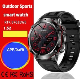 2024 Nieuwe ZW48 Smart Watch Bluetooth Talk Three Outdoor Waterproof Heart Rate Blood Oxygen Monitoring Oefening Meter polshorloges