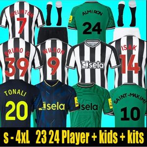 2024 Newccastle Soccer Jersey Wood 23 24 United Bruno G. Wilson Shelvey Almiro Trippier Football Wishs Maximin Newcastle Jerseys Men Football Situit