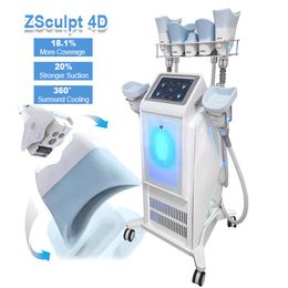 2024 mais novo 7 copos tratados 360 zsculpt 4d criolipólise crioterapia máquina de emagrecimento de congelamento de gordura