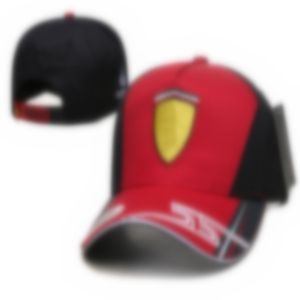 2024 Le plus récent chapeau de papa gorras coton broderie F1 Racing coton casquette de baseball casquette de golf réglable chapeaux de voiture pour femmes hommes été casquette en os