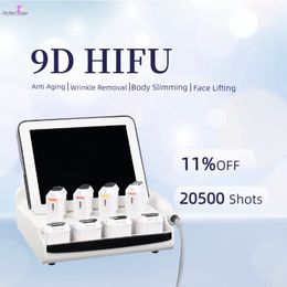 2024 NIEUWE 9D HIFU MACHINE Ultrasone huidverstrakkingapparatuur Huid Verjongingsmachine Huidverzorging Vet Verwijdering Draagbaar apparaat