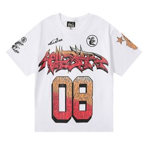 2024 NewMens T-shirts Hellstar T-shirt à manches courtes Hommes Femmes Graffiti Lettrage Haute Qualité Streetwear Hip Hop Mode T-shirt Hell Star Hellstar ShortVSX6