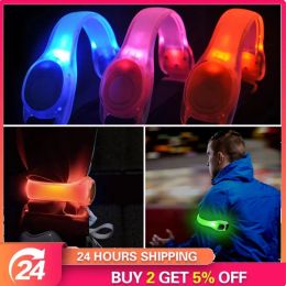 2024 Night Running Armband Light Light Outdoor Sports Safety Celon Brand Jouge d'avertissement de bracelet Cycling Concert Rouleau Pouteau Light