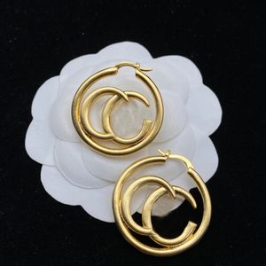 2024 No Box Fashion Jewelry Women Designer Studs Brass G Love Gold Color Earring For Lady Gifts Groothandel oorbellen sieraden oorbellen