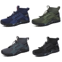 Chaussures de randonnée pour hommes et femmes, chaussures de sport respirantes, vert foncé, gris marine, bleu, sans marque, à la mode, 2024