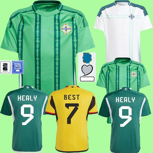 2024 Irlanda del Norte camisetas de fútbol hombres set kit para niños uniforme 2025 DIVAS CHARLES EVANS CHARLES BALLARD BEST BROWN 23 24 25 camiseta de fútbol