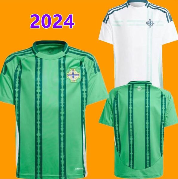 2024 Jerseys de football d'Irlande du Nord Hommes Set Kit Kit Uniforme 2025 DIVAS CHARLES EVANS 23 24 25 Chemise de football CHARLES BALLARD MEILLEUR BROWN HOME AWAY BRADLEY