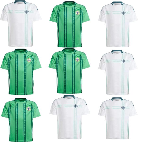 2024 Irlanda del Norte camisetas de fútbol hombres set kit uniforme 2023 DIVAS CHARLES EVANS 23 24 25 camiseta de fútbol CHARLES BALLARD BEST BROWN