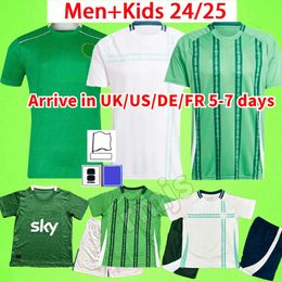 2024 Northern Soccer Jerseys Men Set Kids Kit Uniform 2025 Divas E 2024 2025 Ireland Jersey voetbalshirt Charles Ballard Best Brown Home weg