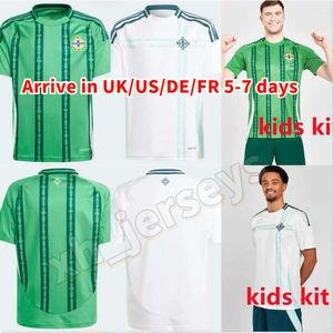 2024 Northern Soccer Jerseys Men Set Kid Kit Kit Uniform 2025 Divas E 2024 2025 IRLANDE JERSEY FOOTBALL Shirt Charles Ballard Best Brown Home Away