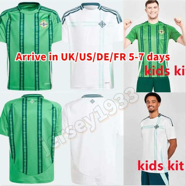 2024 Northern Soccer Jerseys Men Set Kid Kit Kit Uniform 2025 Divas E 24 25 Ireland Jersey Football Shirt Charles Ballard Best Brown Home Away