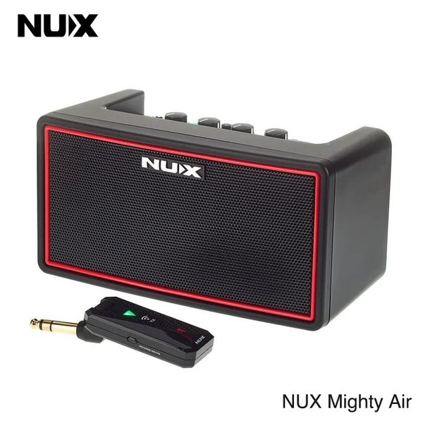 2024 Amplificateur de guitare sans fil Nux Mighty Air Amplificateur portable compatible Bluetooth avec pour le haut-parleur de guitare électrique acoustique