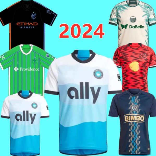 2024 NYCFC Seattle Sounders Charlotte Soccer Jerseys New Gazdag Revolution Filadelphia Football Wishs 999888