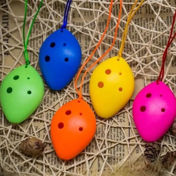 2024 OCARINA MUSIC INSTRUMENT 6 trous Instruments de musique Professionnel 1PC Kids Toys Picture Orff Sports Entertainment Sound Mixer pour