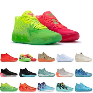 2024 OG Chaussure de basket-ball originale Lamelo Ball Chaussures MB 0.1 0.2 Baskets Queen City Fade Supernova Rick Morty Adventures Honeycomb Lamelos Baskets de sport pour hommes Baskets