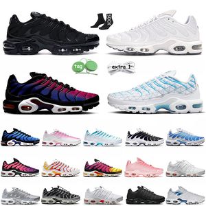 2024 OG Original TN Plus Utility Marseille Tns Chaussures de course Femme Hommes FC Triple Noir Blanc Mica Vert Atlanta Rose Dégradé Unity Athletic Platform Sport Baskets