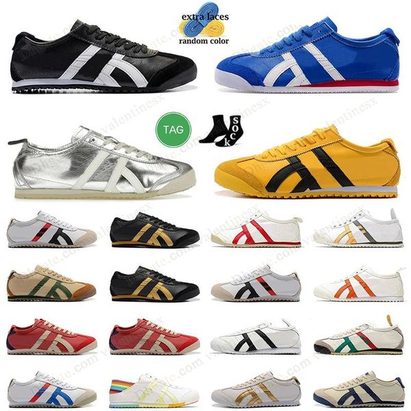 2024 og zapatos para correr tigre méxico 66 entrenador atlético para hombre para mujer negro blanco rojo azul plata vela deportes al aire libre jogging zapatillas de deporte zapato de lujo mocasines plataforma