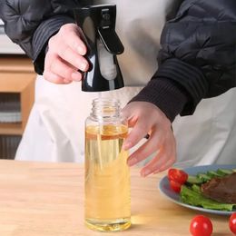 2024 Oil Spray Bottle 200ml High Borosilicate Glass Cooking Oil Dispensers Olive Oil Sprayer Mister for Air Fryer Salad Bakingfor glass oil