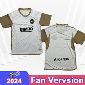 2024 Jerseys de football Olimpo Mens M. Bueno J. Aripez Inaki Chema Chuy Perez Valencia Baruc Caste United Home White Football Shirts