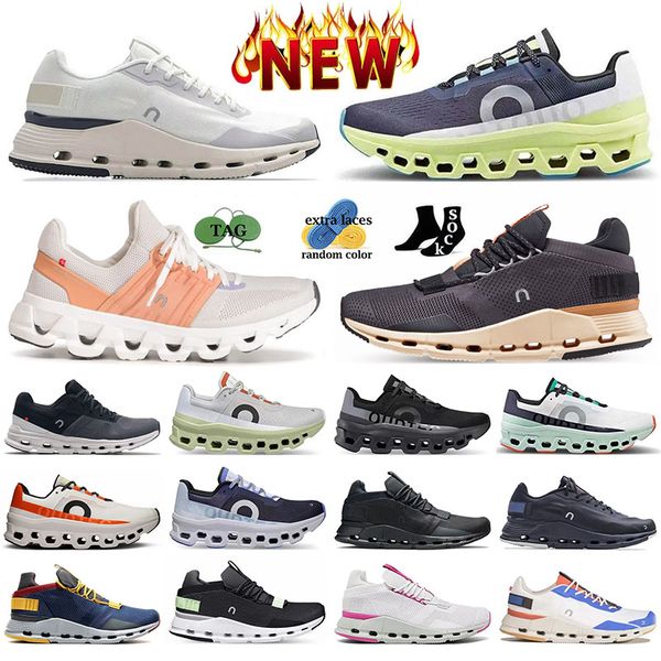 2024 En Cloudmonster Diseño Zapatos casuales X 5 x 3 Negro Blanco Rosa Arena Naranja Aloe Marfil Marco Ceniza Moda Jóvenes Mujeres Hombres Zapatillas de deporte ligeras Corredor Tamaño grande 36-45