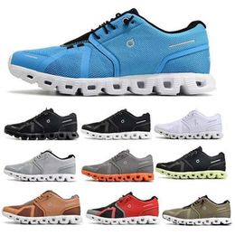 2024 sur Oncloud Cloud 5 Chaussures de course Mans Womans Onclouds 5s Imperméable Tout Noir Blanc Chambray Niagara Bleu Hommes Femmes Baskets Baskets Taille 5.5 - 12 sympa