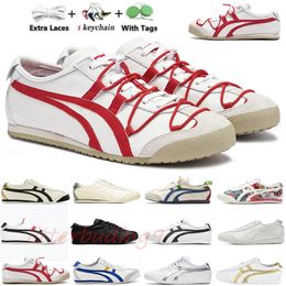 2024 Onitsukass Chaussures de course Tiger Mexico 66 Sneakers Femmes Hommes Designers Chaussures Sports Freedom Blue Blue Kale Red Gol