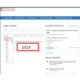 2024 Cuenta en línea para Autodata Auto Data Alldata Todos los datos Taller Identifix Haynes Pro WIS Service Box Workshop Repair Soft