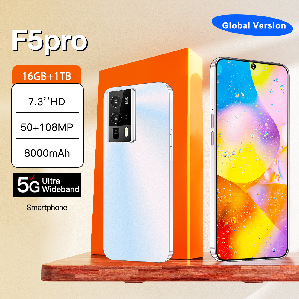 2024 Оригинальная F5 Pro Global версия 16 ГБ+1 ТБ Snapdragon 8 Gen 2+ 7,3 