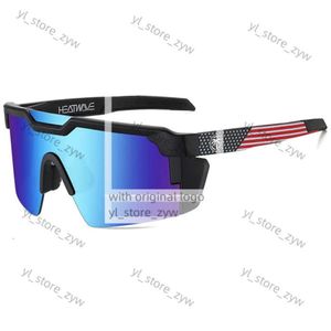 2024 vagues de chaleur vipère d'origine Sport Google Tr90 Lunettes de soleil polarisées pour hommes / femmes Eyewear à vent d'extérieur 100% UV Mirorement Lens Gift 4832