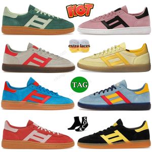 2024 Originals Og Wales Bonner Bonner Indoor Handball décontracté Chaussures Spezial Low Platform Designer Mens Womens Pony Leopard Collegiate Gum Flat Sneakers Locagers