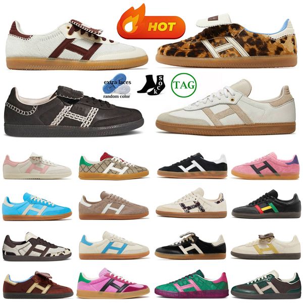 2024 Originals Vegan Adv Platform Chaussures Hommes Femmes Designer OG Casual Chaussure Noir Rouge Gum Velvet Vert Daim Hommes Femmes En Plein Air Sambabas Baskets Baskets De Sport