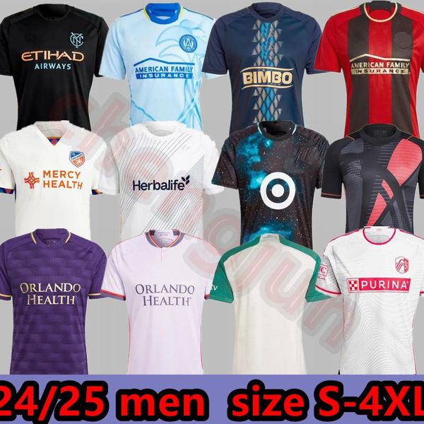 2024 Orlando New York Red LA Galaxy St. Louis Soccer Jerseys City FC Atlanta Minnesota Kansas United Kit 24 25 Bulls Portland Columbus Crew Nashville SC Maillots de football