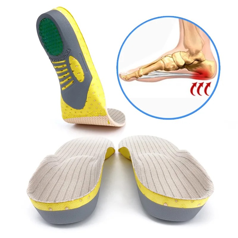 2024 Ortopedic Ortopedic Ortotici Sole per la salute del piede piatto per scarpe inserisci pad di supporto per l'arco per le solette di cura dei piedi di fascite plantare
