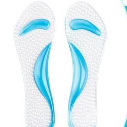 2024 Orthopedische siliconen inlegzolen Hoge hakken voet kussenboogsteun schoenen kussens transparant anti-slip massaging metatarsale kussen