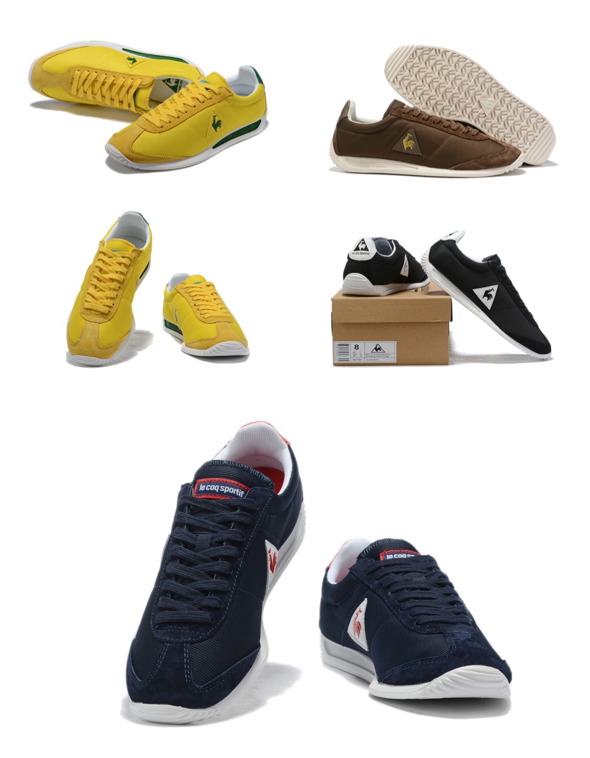 2024 zapatos de diseño al aire libre le coq zapatos casuales zapatos zapatillas de carreras para mujeres suaves trotadores 36-44 tamaño azul negro amarillo envío gratis gallo clásico