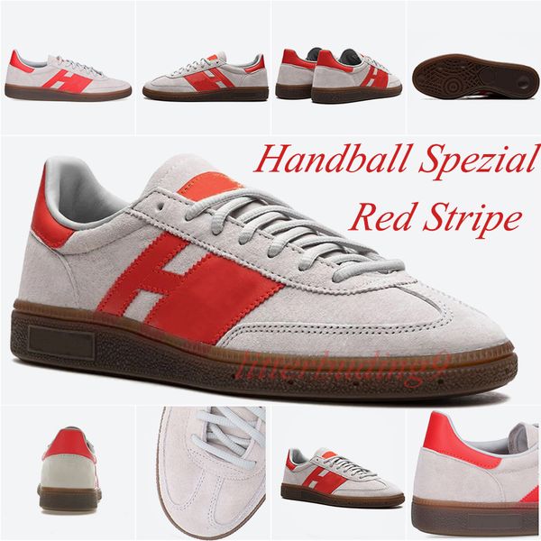 2024 Zapatos nuevos al aire libre Correr Balonmano Spezial Patines para hombres Red Stripe Collegiate Navy Negro Clear Pink Gum Skate Mujer Sneaker 36-45