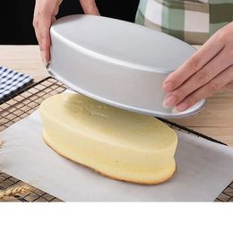 2024 Ovaal anti -aanbak pannen koolstofstalen cake mold brood brood brood cheesecake pan bakvorm mal taart tin bak bakware werkbrood accessoires - voor -