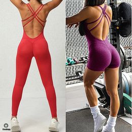 2024 Pad Lycra Active Wear Gym Yoga Set Women Fitness Fitness Scrunch Legging Femme Workout Female Sports Tenfit costumes d'exercice