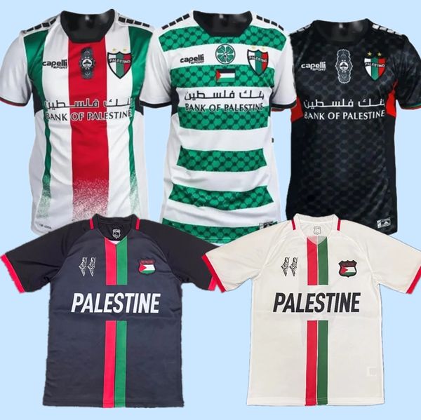 2024 Palestinos Soccer Jerseys 23 24 25 Dávila Club Chileno Inicio Farias Carrasco Camiseta de fútbol Kit Jersey Uniformes Camisetas de fútbol Camisetas Palestina