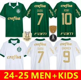 2024 Palmeiras camisetas de fútbol DUDU RONY WESLEY LUAN M.MERENTIEL G.GOMEZ DANILO MURILO PIQUEREZ ENDRICK 24/25 camiseta de fútbol 75.º kit para hombres y niños