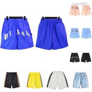 2024 Palmen Shorts Shorts Damesontwerpers Korte brief Afdrukstrip Webbing Webbing Casual vijfpuntskleding Zomerstrand