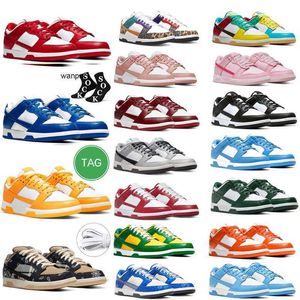 2024 Panda hardloopschoenen voor heren dames UNC University Blue Triple Pink Grey Fog Coast Varsity Green Medium Curry Olive GAI Rose Whisper sneakers