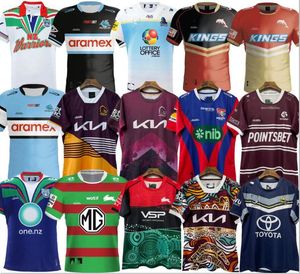 2024 Panthers Shark Rugby Jerseys Cowboy Wild Horse Maru Rooster Knight Titan Cowboy Rhinoceros Home Away Training Jersey All NRL League Mans T-shirts Taille S-5XL
