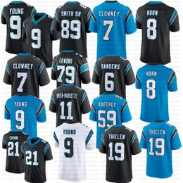 Bryce Young Jadeveon Clowney Football Jersey Miles Sanders Adam Thielen Mingo Ikem Ekwonu Jaycee Horn Steve Smith Sr Shenault Jr Julius Peppers Luke Kuechly