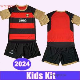 2024 Peluche Caligari Kids Kit voetballen Jerseys Dani Lopez Dustinn Diego Furby L.Jackson Home Football Shirts Child Short Sleeve uniformen