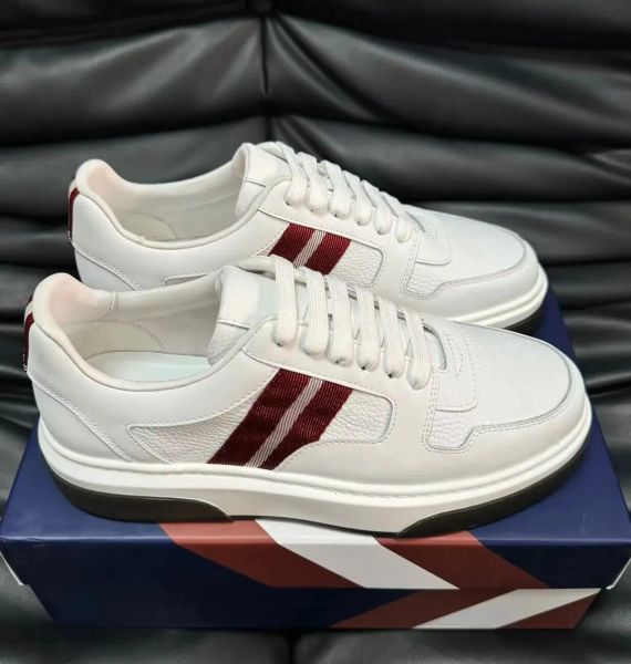 2024 Perfect Low Top Lift Hombres Sneaker Zapatos Becerro Malla de cuero Caminar con cordones Plataforma de goma Suela Entrenadores Fiesta Boda Monopatín Calzado al por mayor EU38-46