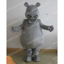 2024 Performance Costumes de mascotte Hippo Costumes Cartoon Carnaval Hallowen Performance Unisexe Games de fantaisie